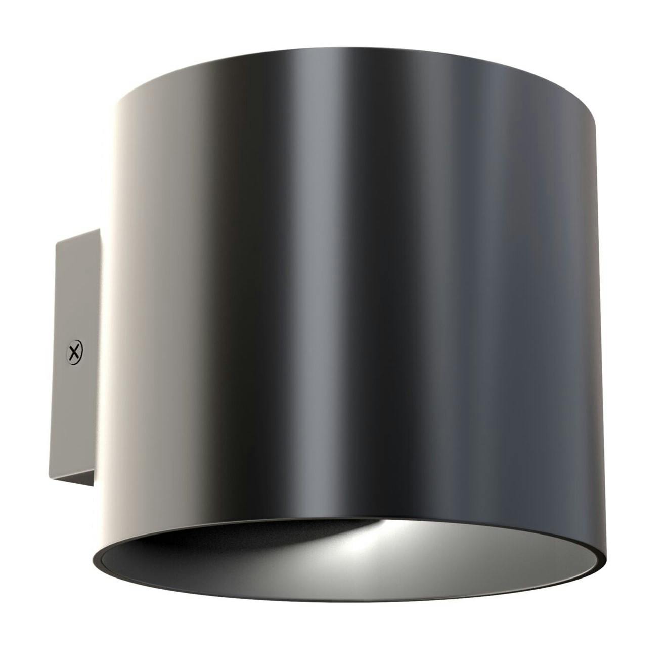 Applique murale ronde noire MODENE