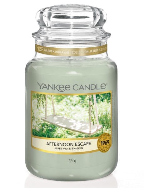Après-midi d'évasion bougie parfumée grande jarre YANKEE CANDLE