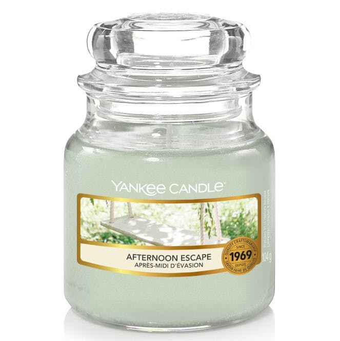 Après-midi d'évasion bougie parfumée petite jarre YANKEE CANDLE