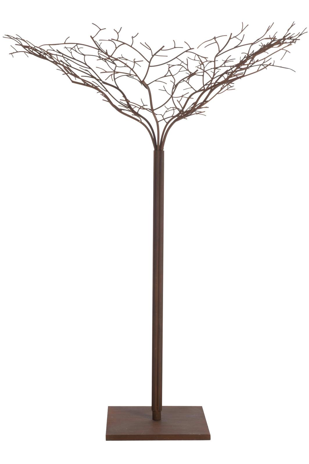 Arbre déco en métal marron 140x140x180cm