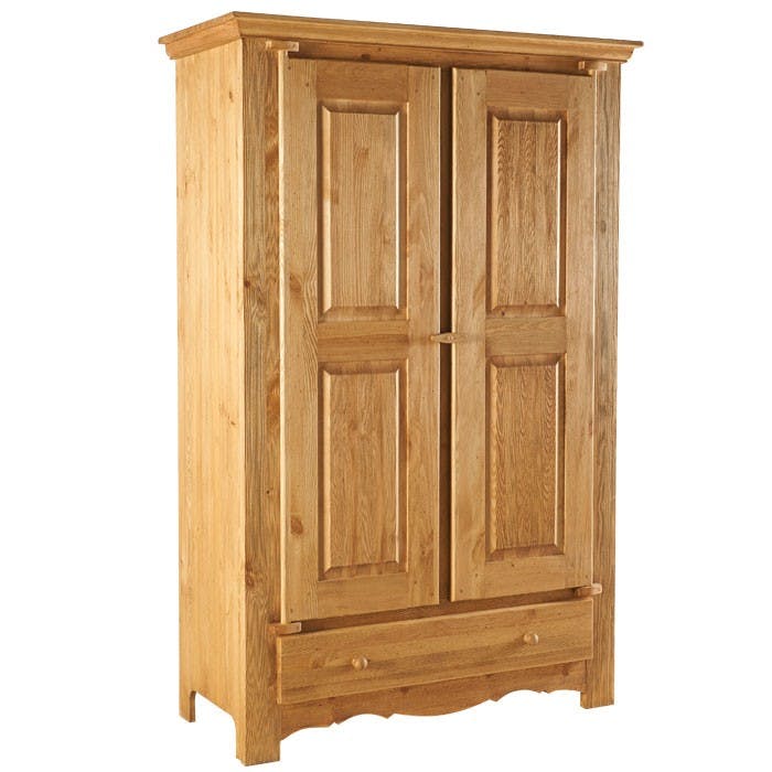 Armoire 190cm Pin ciré EPICURE