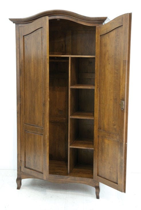 Armoire 2 portes hévéa massif 105x200cm TRADITION