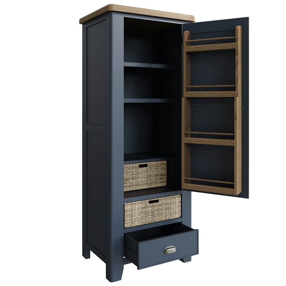 Gardemanger en bois finition bleu profond HOVE Armoires / Penderies