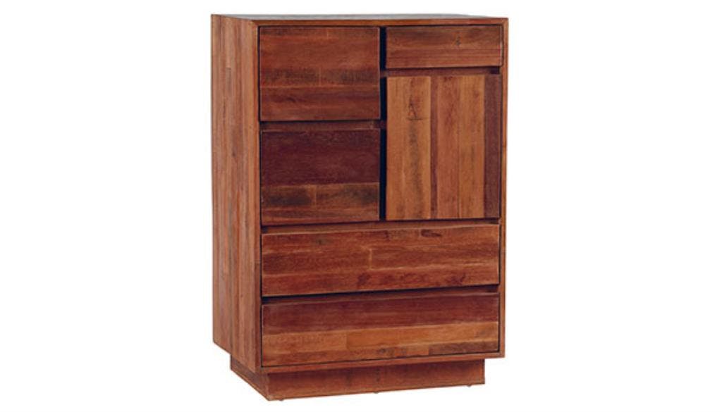 Armoire exotique 115cm Banquirai recyclé OCEANIE