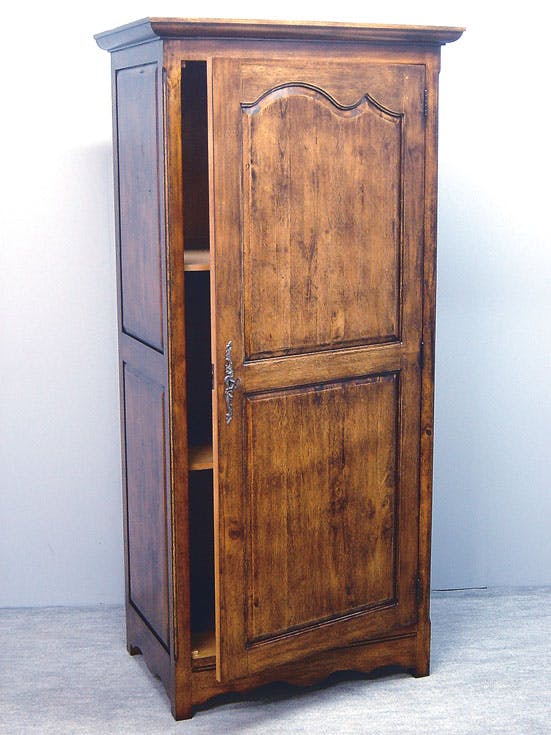 Armoire Hévéa 1 porte 86x54x180cm TRADITION