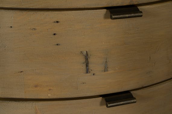 Armoire penderie en bois recyclé 89 cm BELFAST
