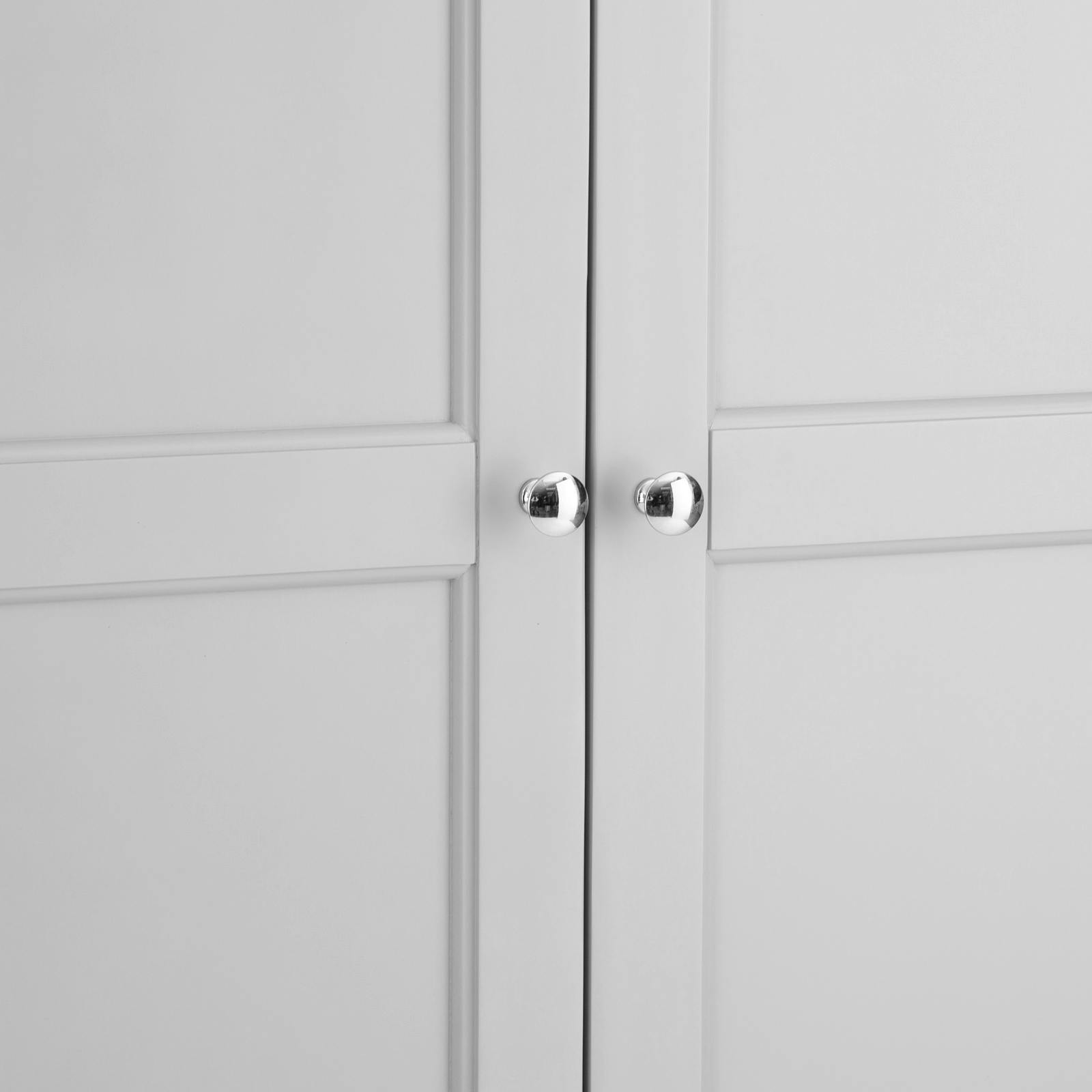 Armoire vestiaire grise et bois style scandinave