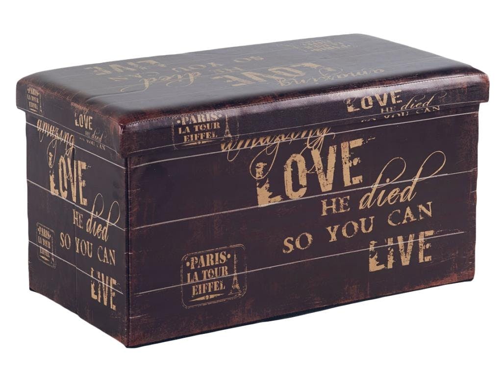 Banc avec rangement Love L76xP40,5xH41 ROTA