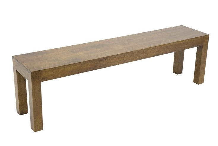 Banc bois moderne hévéa 160cm OLGA