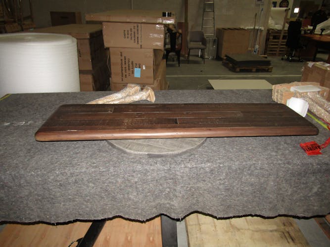 Banc bois recyclé brun 140 cm QUEENSTOWN
