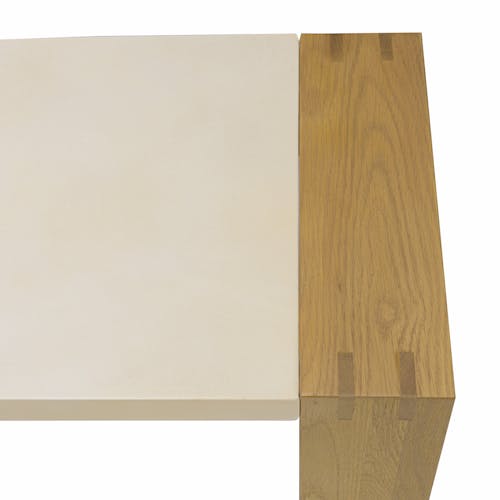 Banc chêne et béton beige 162 cm BRASILIA