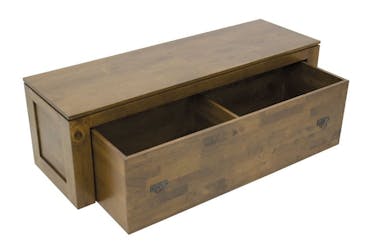 coffre de rangement en bois zeller 13154 - Kdesign