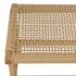 Banc de jardin assise tressée et teck 151 cm SUMMER