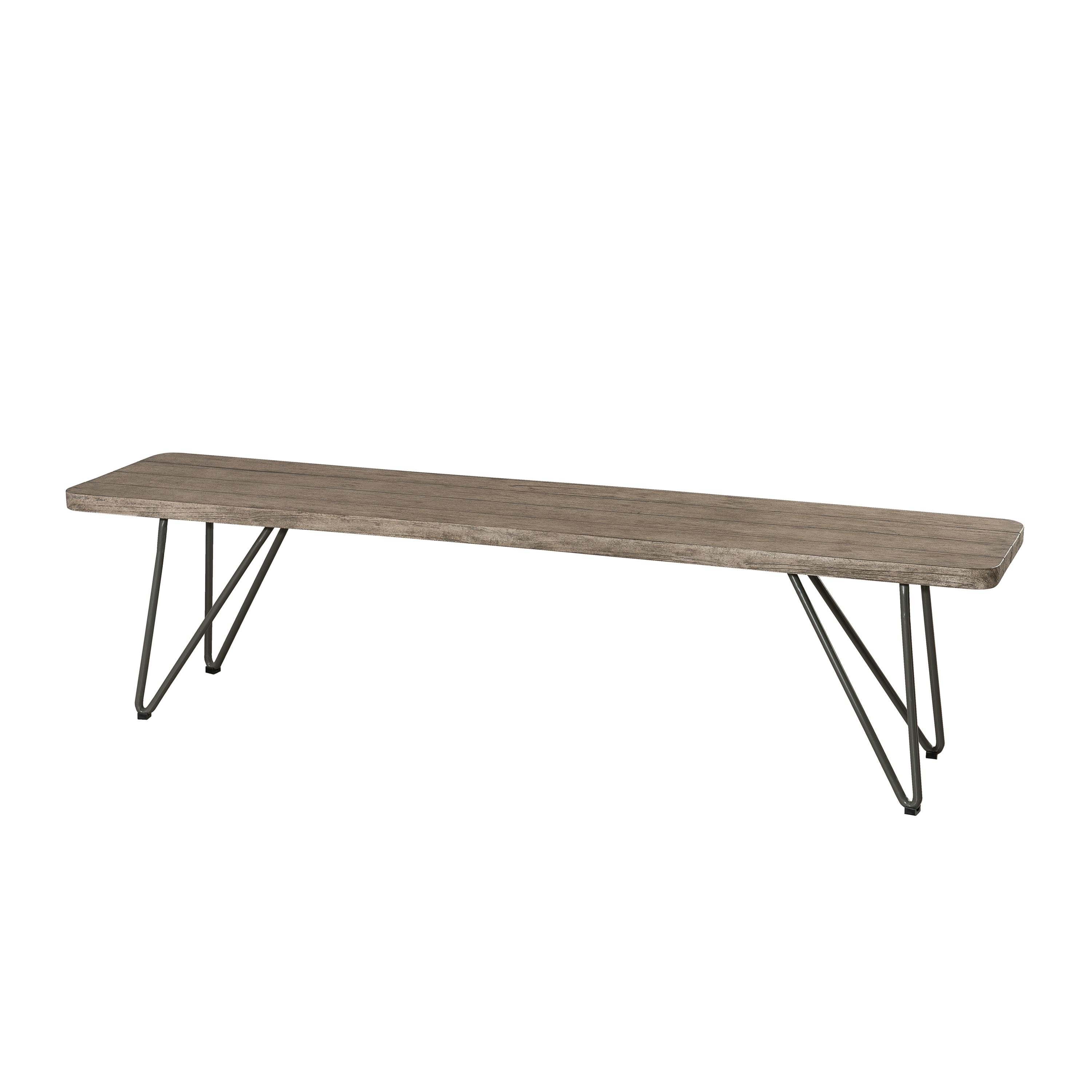 Banc de Jardin en Teck Acier DETROIT ref. 30020814