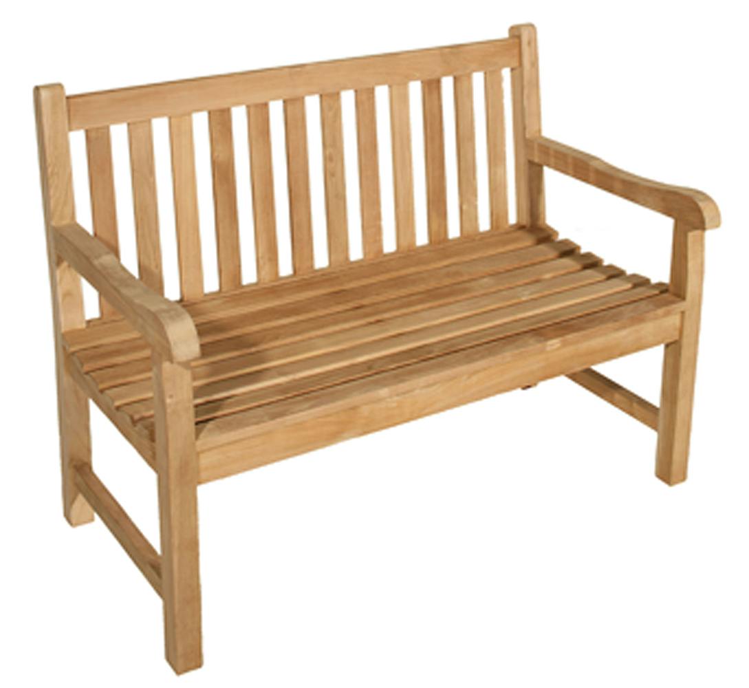 Banc de jardin en Teck brut massif 120cm SUMMER