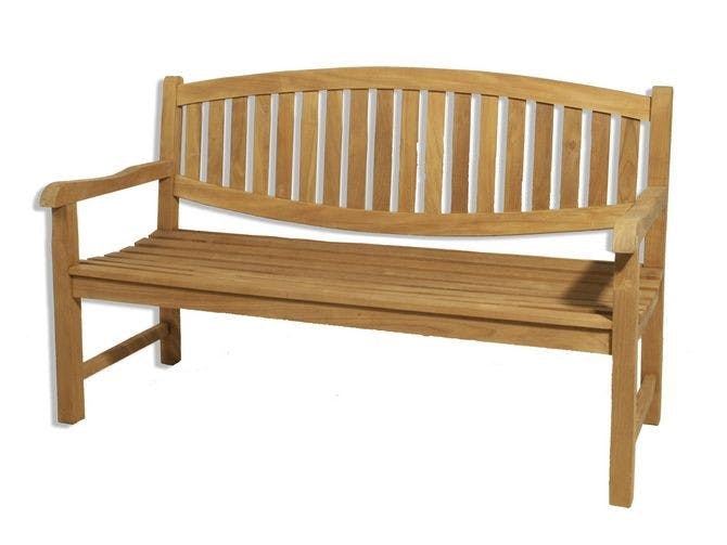 Banc de jardin en Teck brut massif 150cm SUMMER