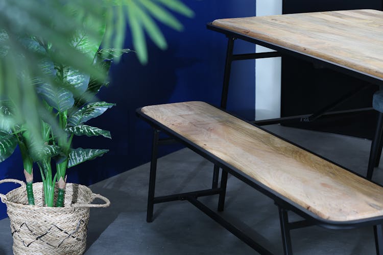Banc de table en bois de manguier 160 cm CAIRE