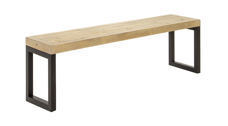 Banc de table en bois recyclé 155 cm AUCKLAND