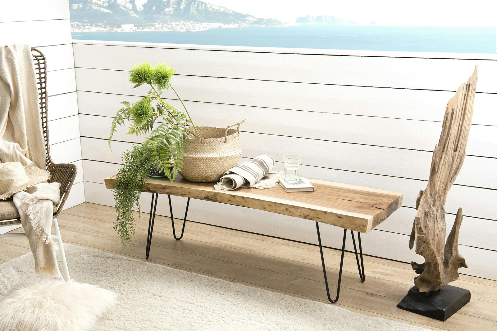 Pieds De Banc En Métal 16 Pouces (40 Cm) - Paire De 2 - Style Moderne Noir - Ohiowoodlands