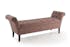 Banc méridienne capitonnée rayures coton BUTTON