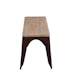 Banc pieds métal et assise en bois 117x37x45cm FOREST