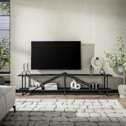Banc tv moderne 2 niveaux 220 cm RALF