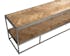 Meuble TV en bois pieds metal de style contemporain