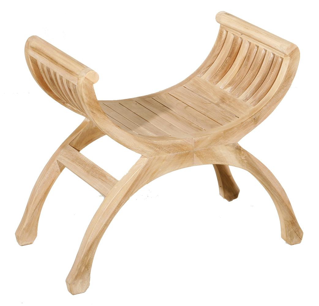 Banc yuyu 1 place teck brut blanchi DIANE