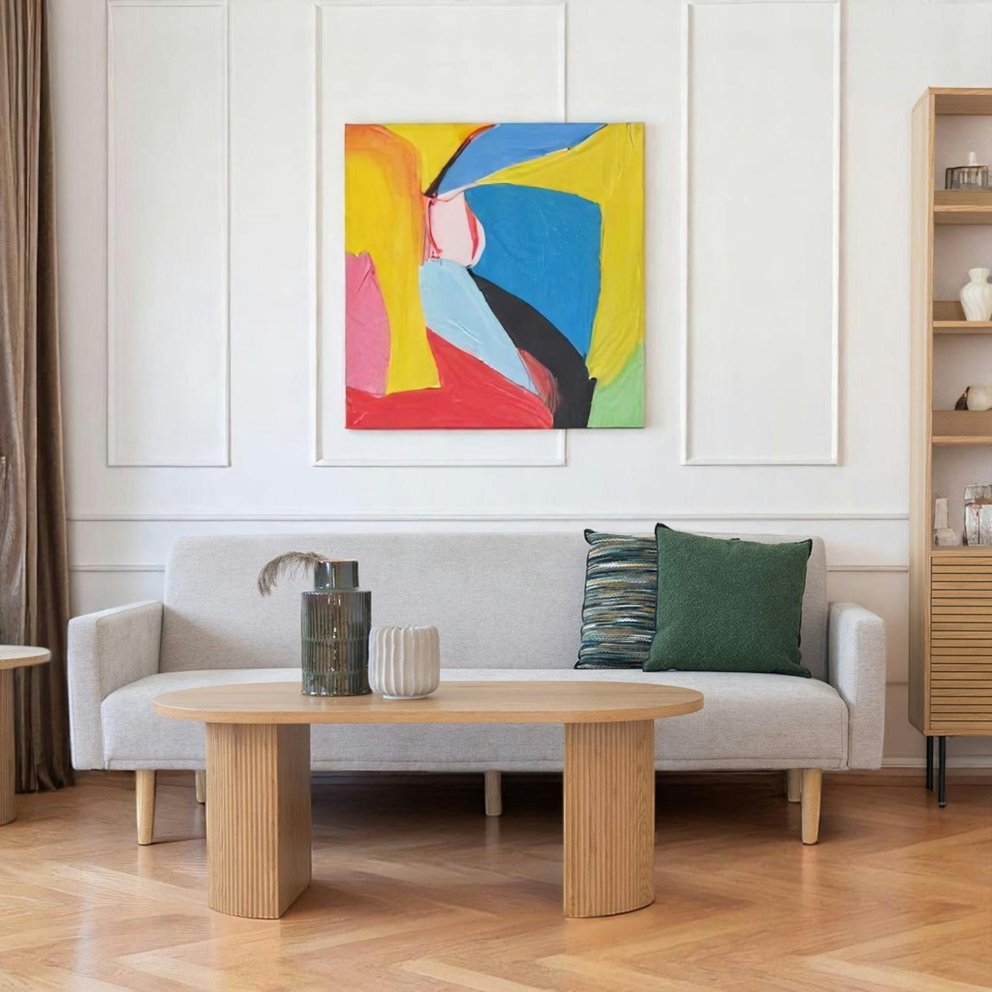 Banquette-lit 3 places beige BERLIN