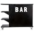 Bar industriel métal noir RALF