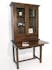 Bibliothèque Bureau Hévéa 2 portes vitrées, 2 tiroirs 95x55x190cm TRADITION