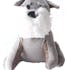 Bloc-porte fox terrier gris 23 cm