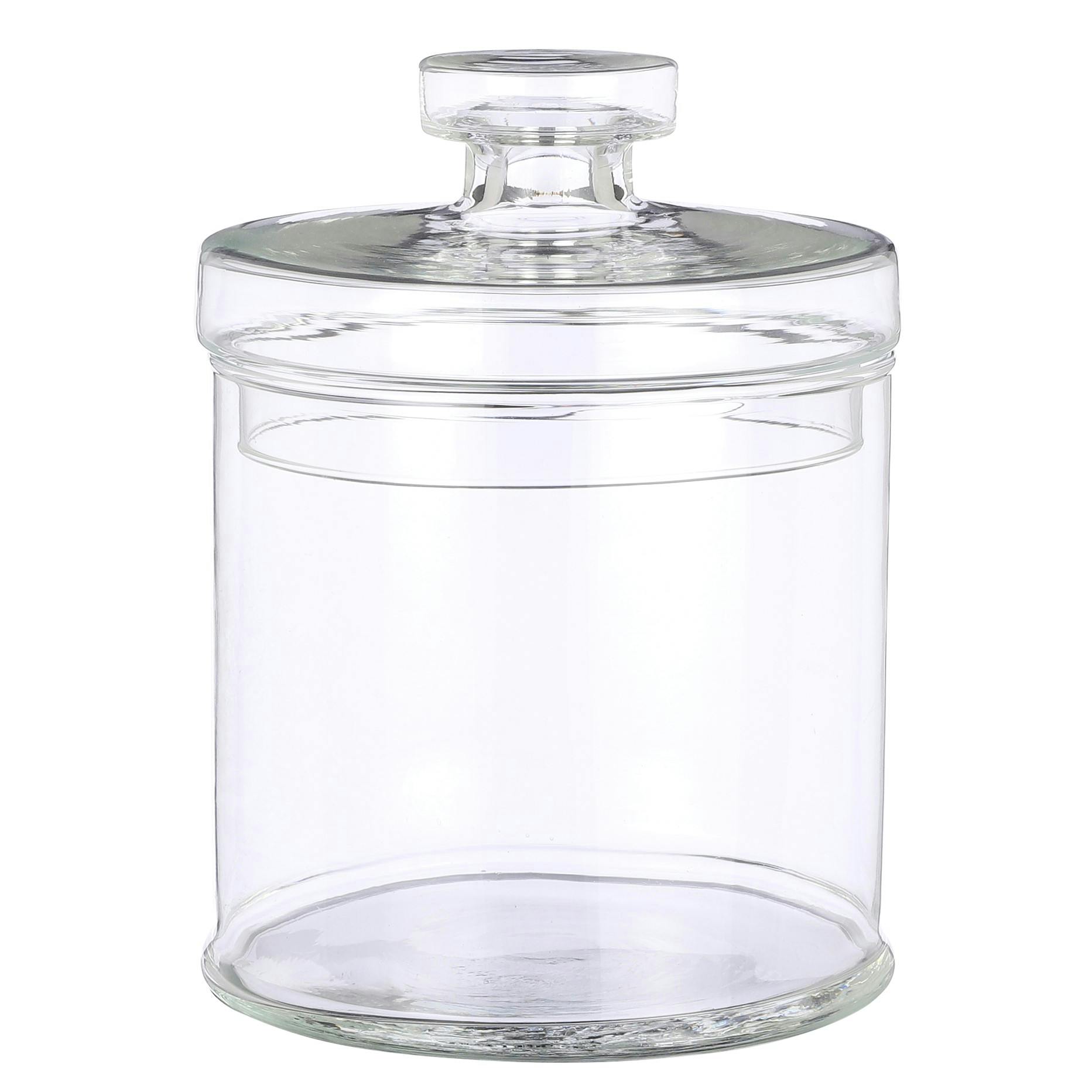 Bocal en verre avec couvercle 22 cm