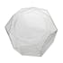 Boite à capsules 60 places héxagonale coloris blanc 21x18xH15cm