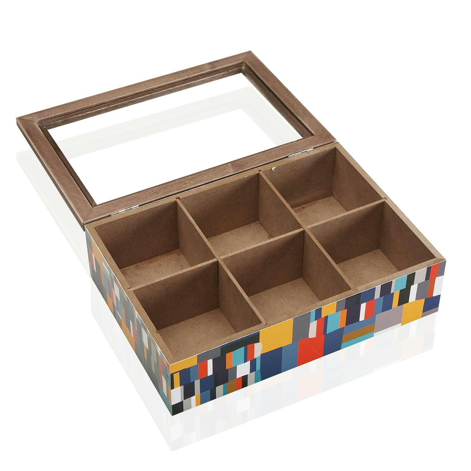 Boîte à thé motif mire