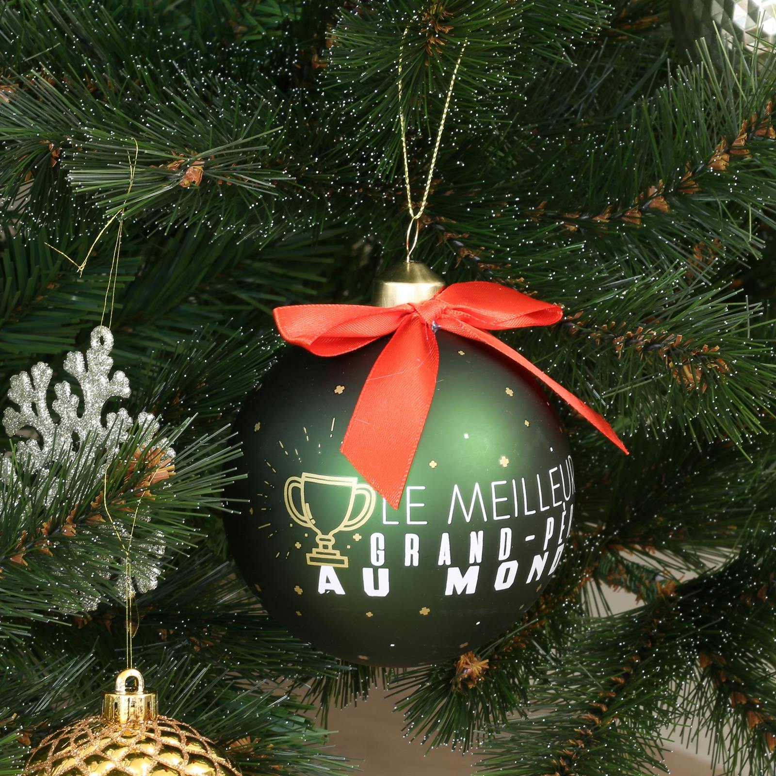Boite cadeau boule de Noël "Grand-père"