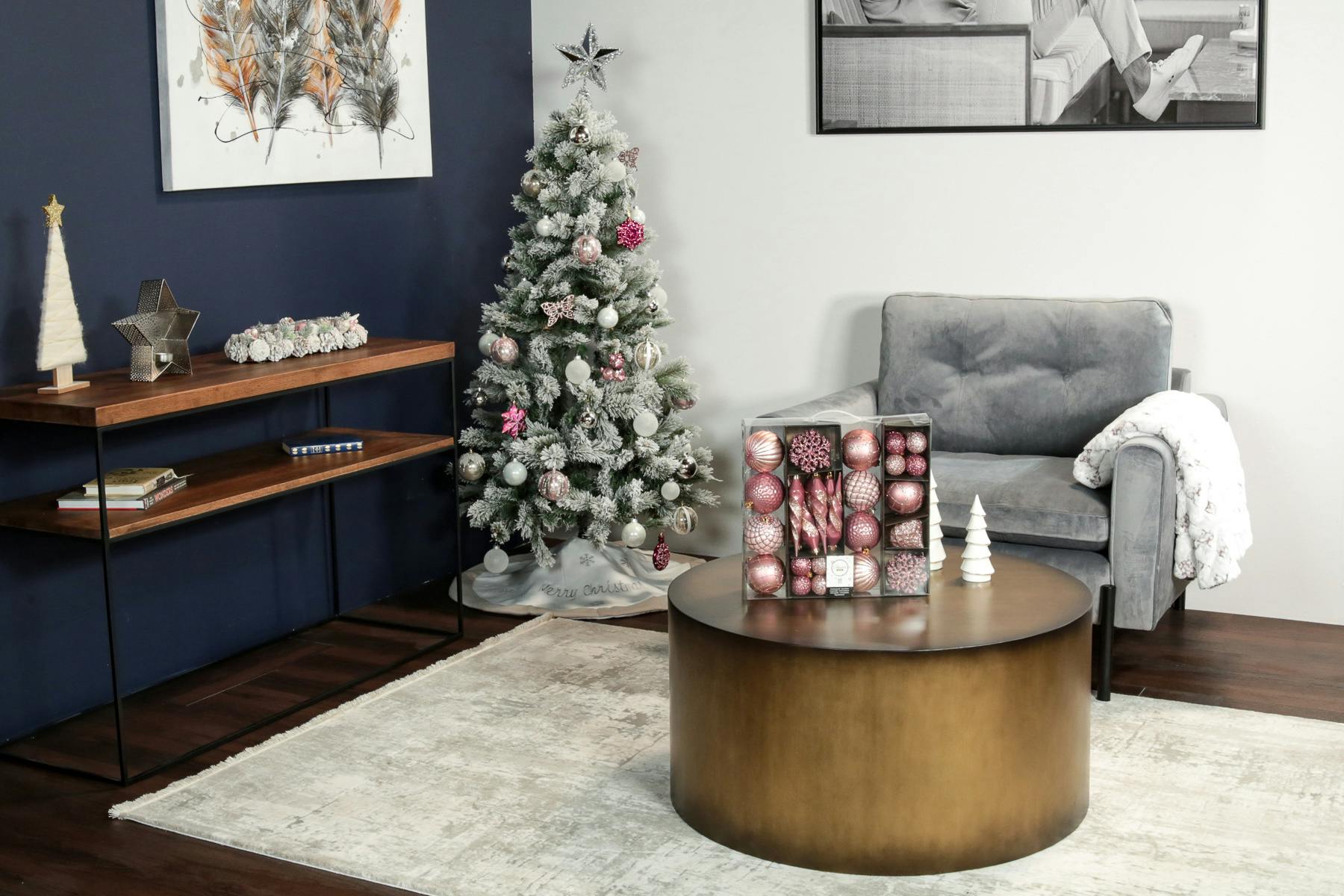 Porte-poids Blogilates à Plusieurs Niveaux - Métal Doré - Déco Sapin Noël