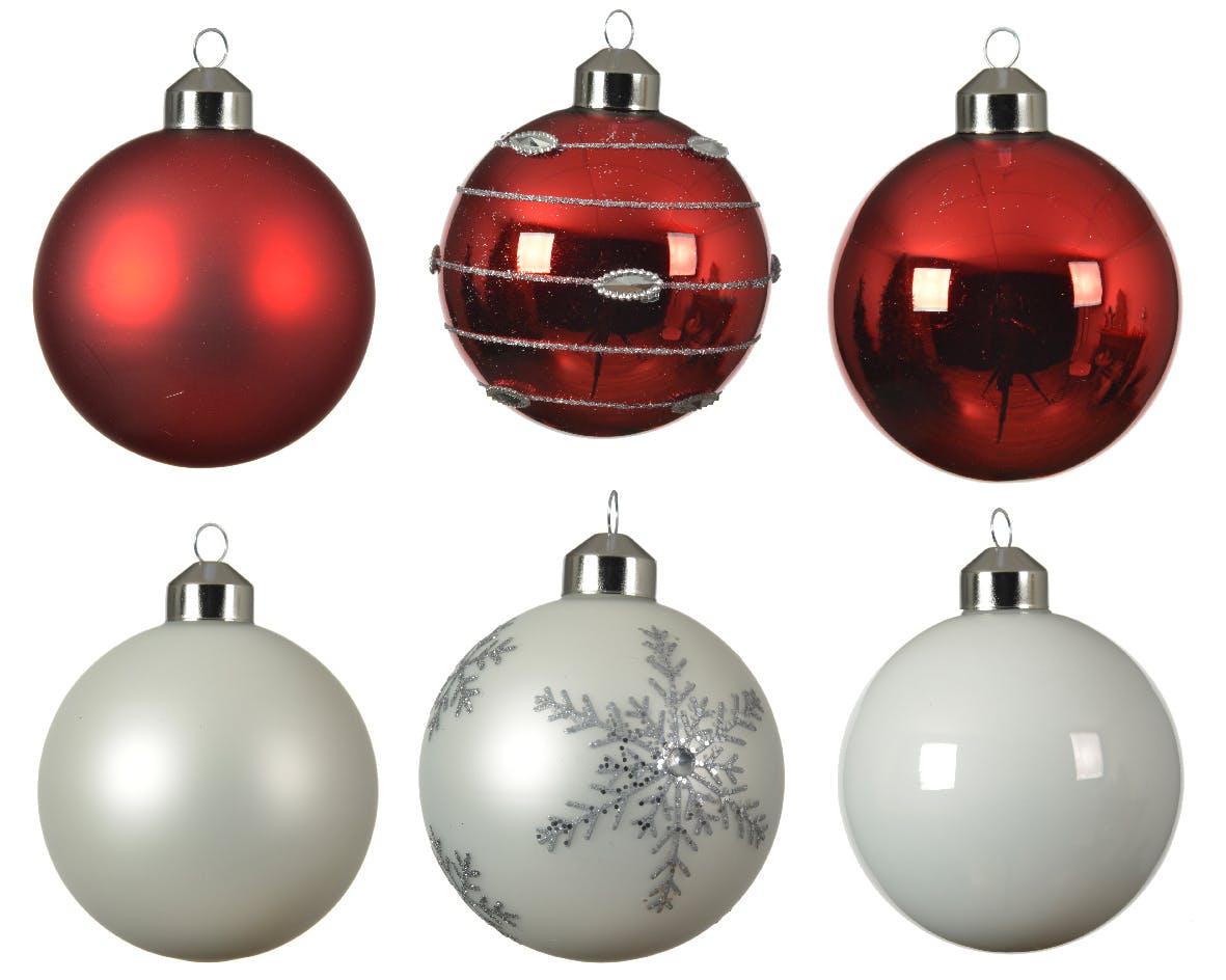 20 Mini Boules De Noël En Bois - Décorations De Noël En Bois