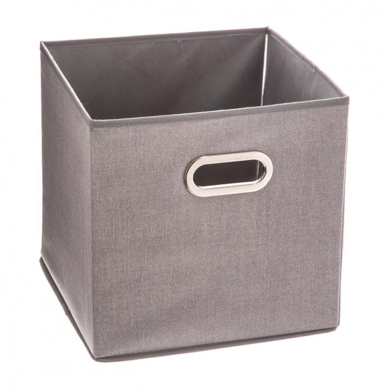 Boîte de rangement GM gris clair chiné