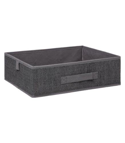 Boîte de rangement PM gris foncé