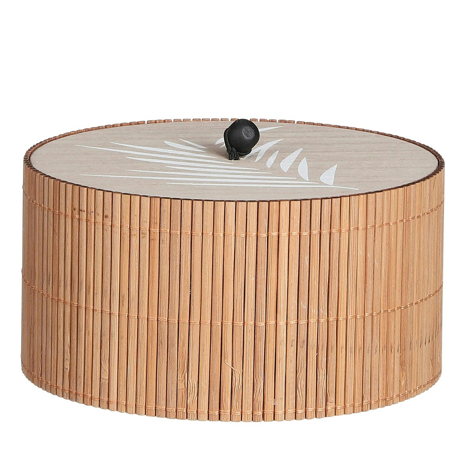 Boîte en bambou ronde (petit modèle)