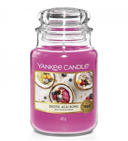 Bol d'Acaï exotique bougie parfumée grande jarre YANKEE CANDLE