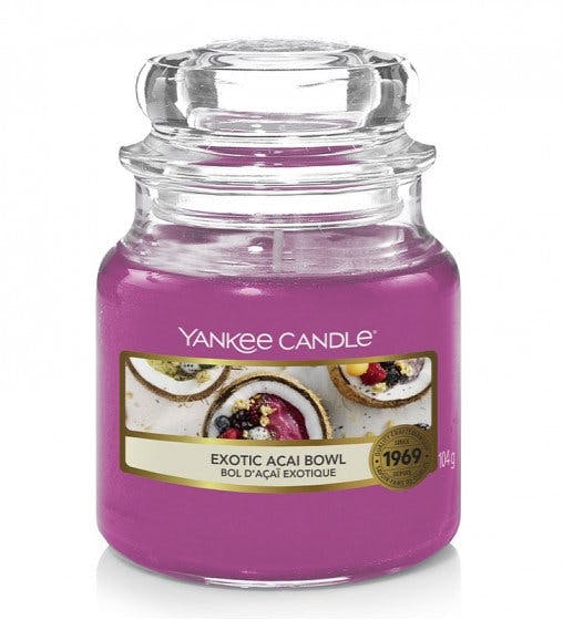 Bol d'Acaï exotique bougie parfumée petite jarre YANKEE CANDLE