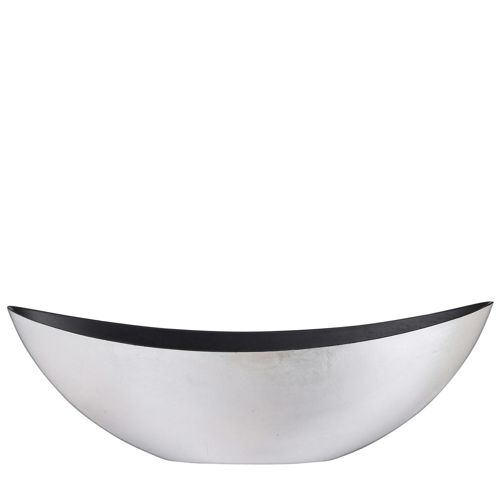 Bol décoratif argenté