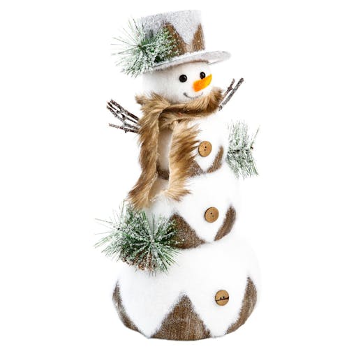 Bonhomme de Neige décoré 45 cm