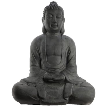  Bouddha déco anthracite 79 cm