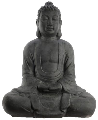 Bouddha déco anthracite 79 cm