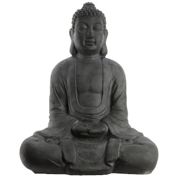Bouddha déco anthracite 79 cm