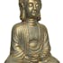 Bouddha méditant en résine dorée H37cm