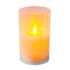 Bougie blanche flamme LED 12,5 cm